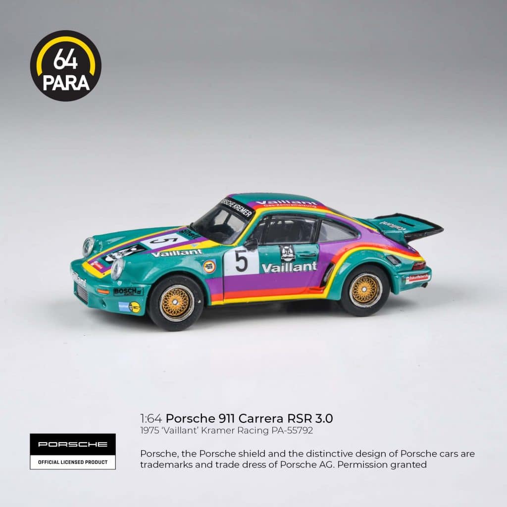 PARA64 1:64 1974 Porsche 911 3.0 RSR 'Vaillant' w/ photo-etched wheels