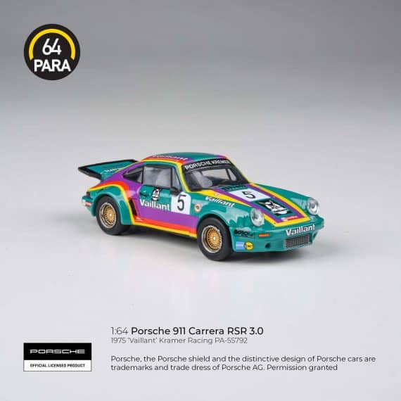 PARA64 1:64 1974 Porsche 911 3.0 RSR 'Vaillant' w/ photo-etched wheels