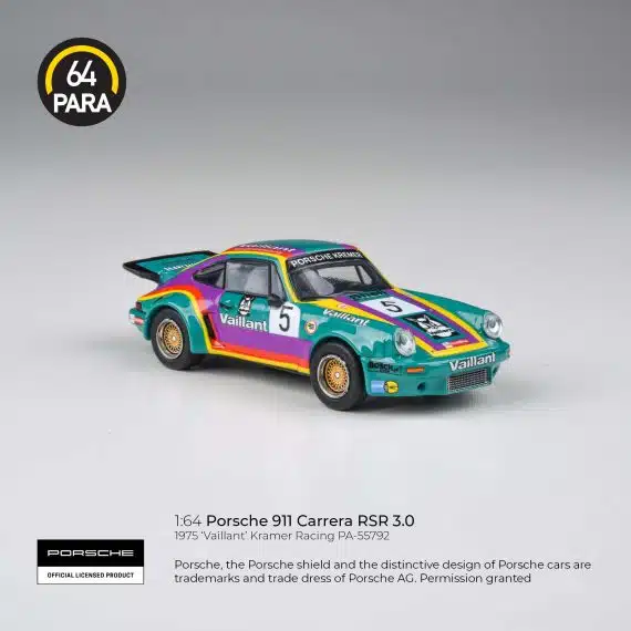 PARA64 1:64 1974 Porsche 911 3.0 RSR 'Vaillant' w/ photo-etched wheels