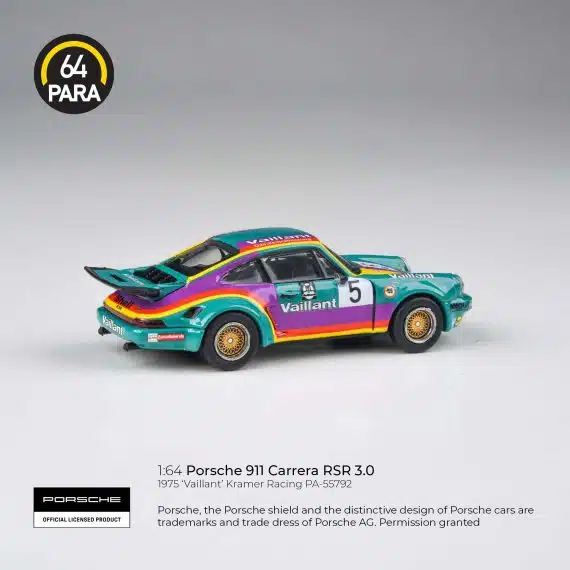 PARA64 1:64 1974 Porsche 911 3.0 RSR 'Vaillant' w/ photo-etched wheels