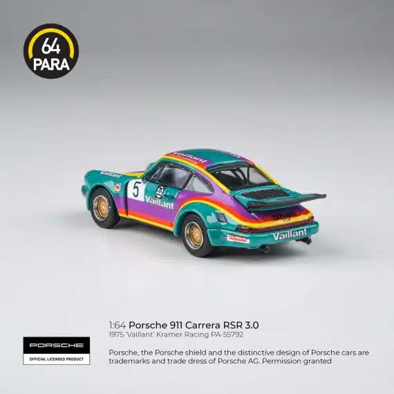 PARA64 1:64 1974 Porsche 911 3.0 RSR 'Vaillant' w/ photo-etched wheels