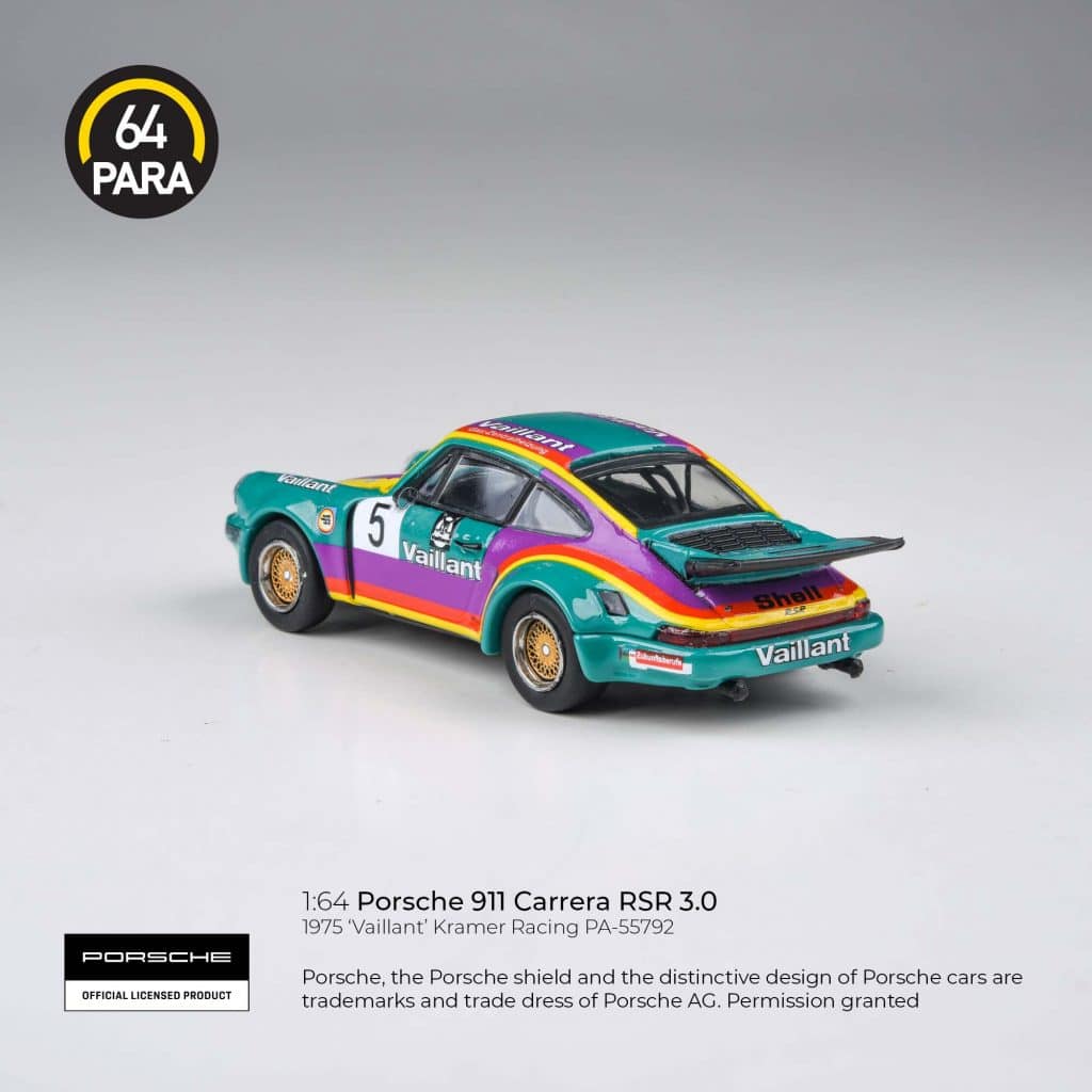 PARA64 1:64 1974 Porsche 911 3.0 RSR 'Vaillant' w/ photo-etched wheels
