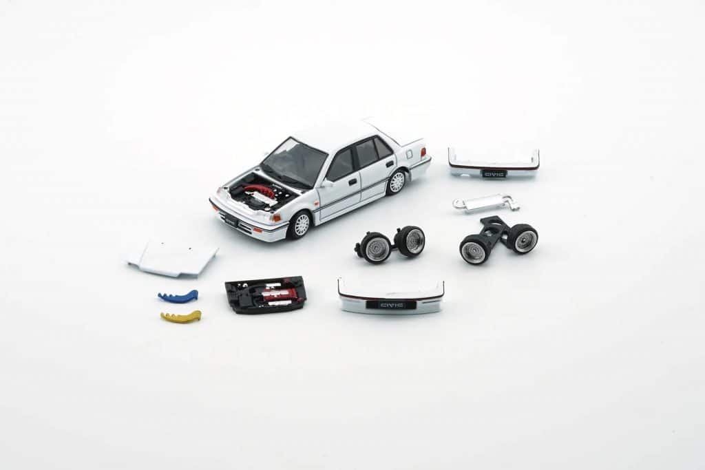 BM Creations 1:64 BMC Honda Civic Ef2 1991 White 64B0402
