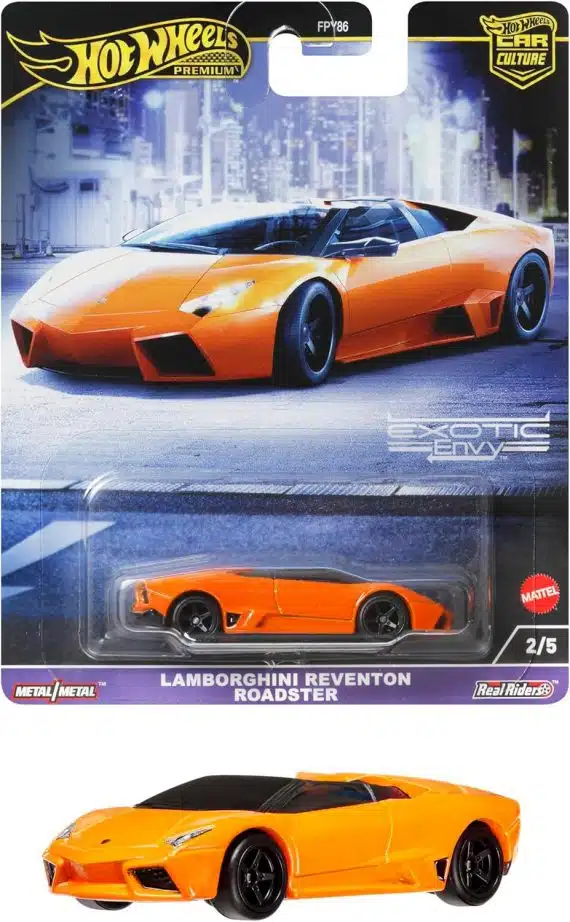 Hot Wheels Premium Car Culture Exotic Envy Lamborghini Leventon Roadster