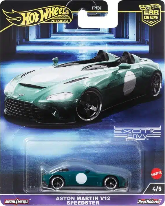 Hot Wheels Premium Car Culture Exotic Envy Aston Martin V12 Speedster