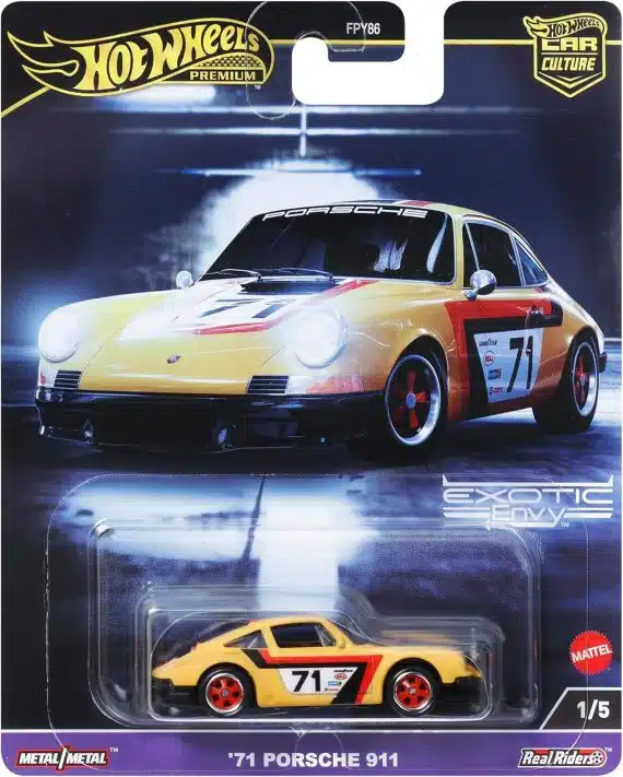 Hot Wheels Premium Car Culture Exotic Envy '71 Porsche 911