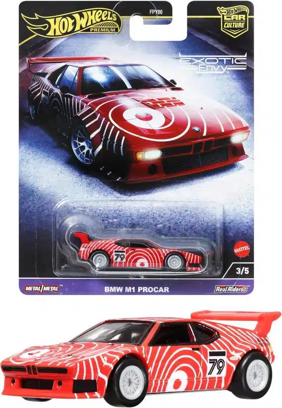 Hot Wheels Premium Car Culture Exotic Envy BMW M1 Procar