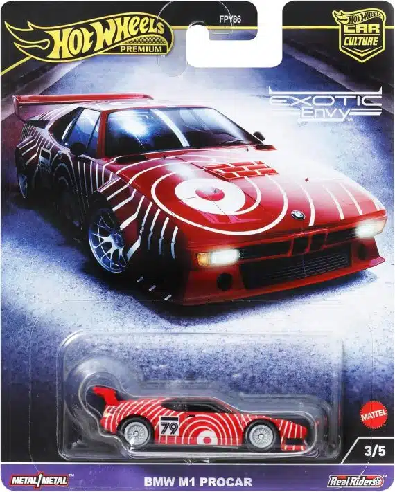 Hot Wheels Premium Car Culture Exotic Envy BMW M1 Procar