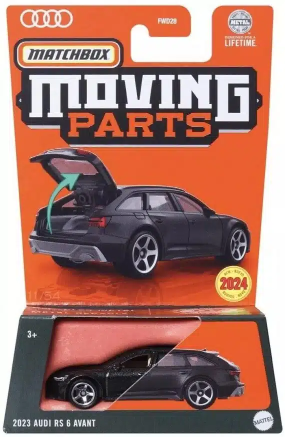 Matchbox 1/64 Moving Parts 2023 Audi RS 6 Avant