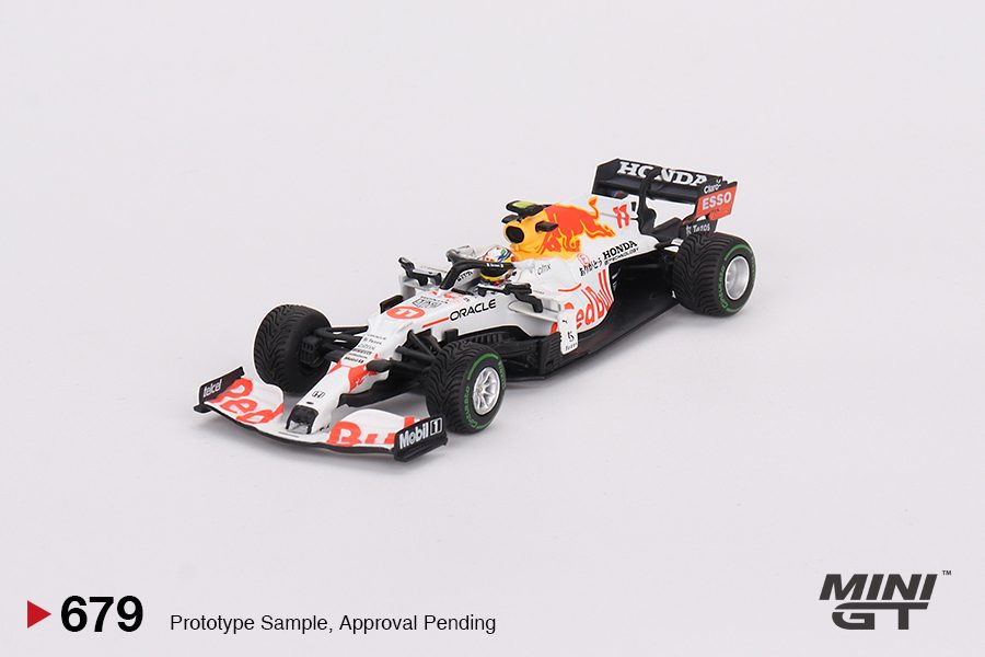 MINI GT No.679 Red Bull RB16B #11 Sergio Pérez 2021 Turkish Grand Prix 3rd Place MGT00679