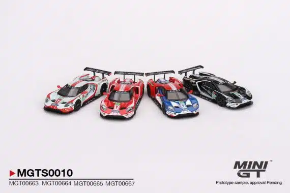 Ford GT LMGTE PRO 2019 24 Hrs of Le Mans Ford Chip Ganassi Team 4 Cars Set Limited Edition 3000 MGTS0010