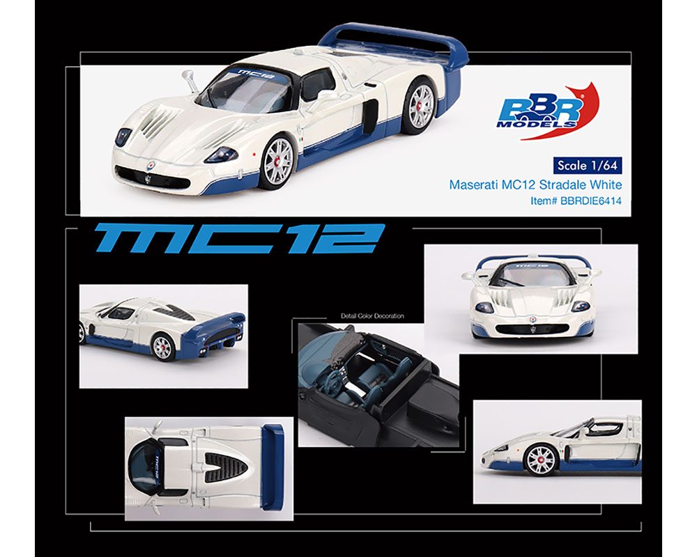 Maserati MC12 Stradale White BBRDIE6414