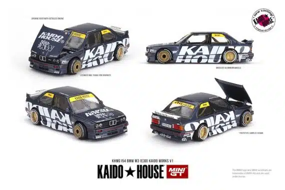 MINI GT No.154 BMW M3 (E30) Kaido Works V1 KHMG154