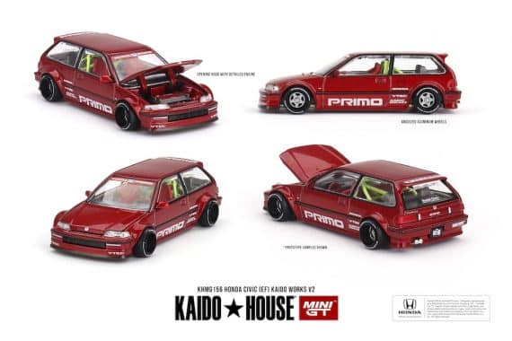 MINI GT No.155 Honda Civic (EF) Kaido Works V2 KHMG156