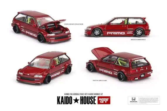 MINI GT No.155 Honda Civic (EF) Kaido Works V2 KHMG156
