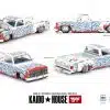 MINI GT No.156 Chevrolet Silverado Dually on Fire V2 KHMG157