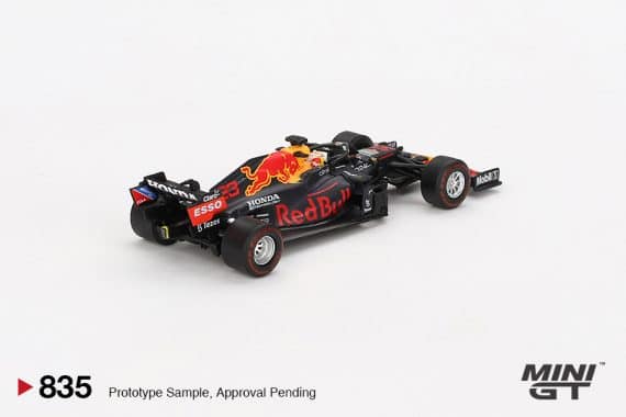 MINI GT No.835 Red Bull RB16B #33 Max Verstappen 2021 Abu Dhabi Grand Prix Winner