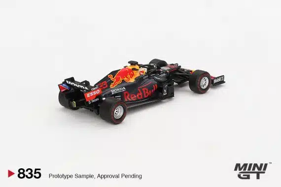 MINI GT No.835 Red Bull RB16B #33 Max Verstappen 2021 Abu Dhabi Grand Prix Winner