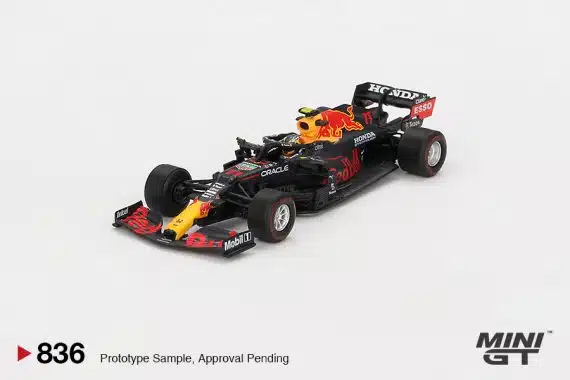 MINI GT No.836 Red Bull RB16B #11 Sergio Pérez 2021 Azerbaijan Grand Prix Winner MGT00836