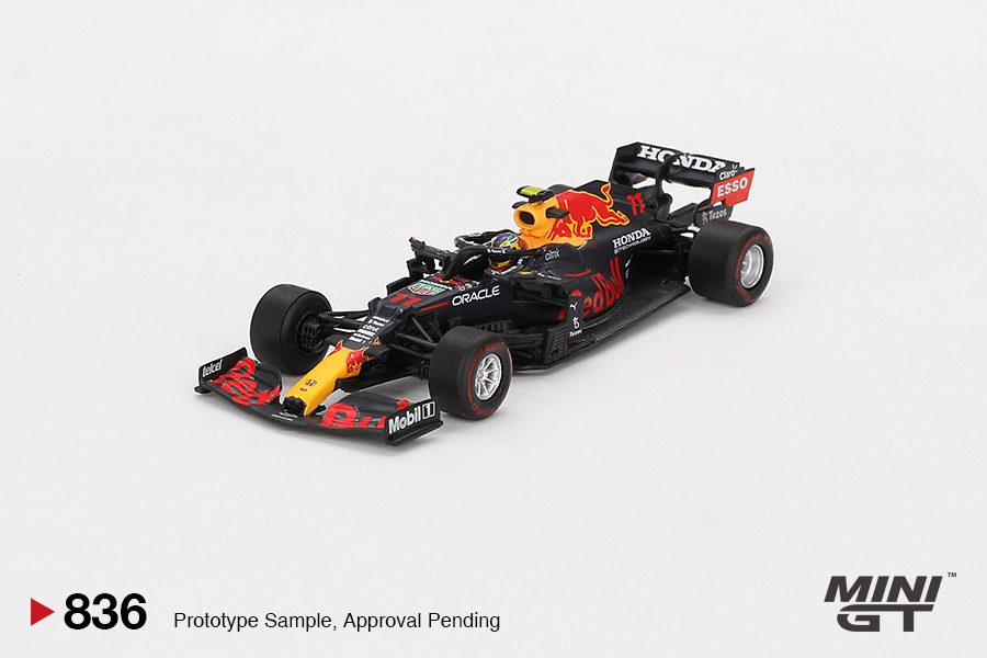 MINI GT No.836 Red Bull RB16B #11 Sergio Pérez 2021 Azerbaijan Grand Prix Winner MGT00836