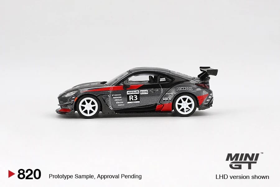 MINI GT No.820 Toyota GR86  Larry Chen's HKS Turbocharged GR86 MGT00820