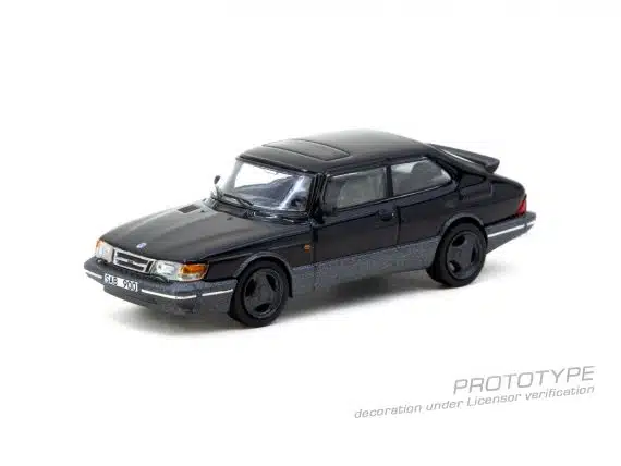Tarmac Works 1:64 GLOBAL64 Saab 900 Turbo Black T64G-056-BK