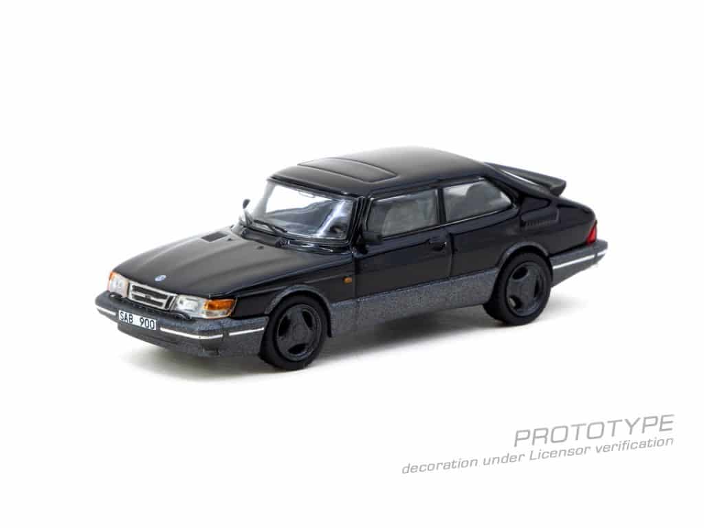 Tarmac Works 1:64 GLOBAL64 Saab 900 Turbo Black T64G-056-BK