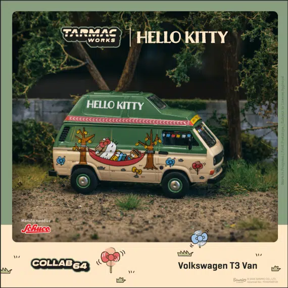 Volkswagen T3 Van Hello Kitty Camping