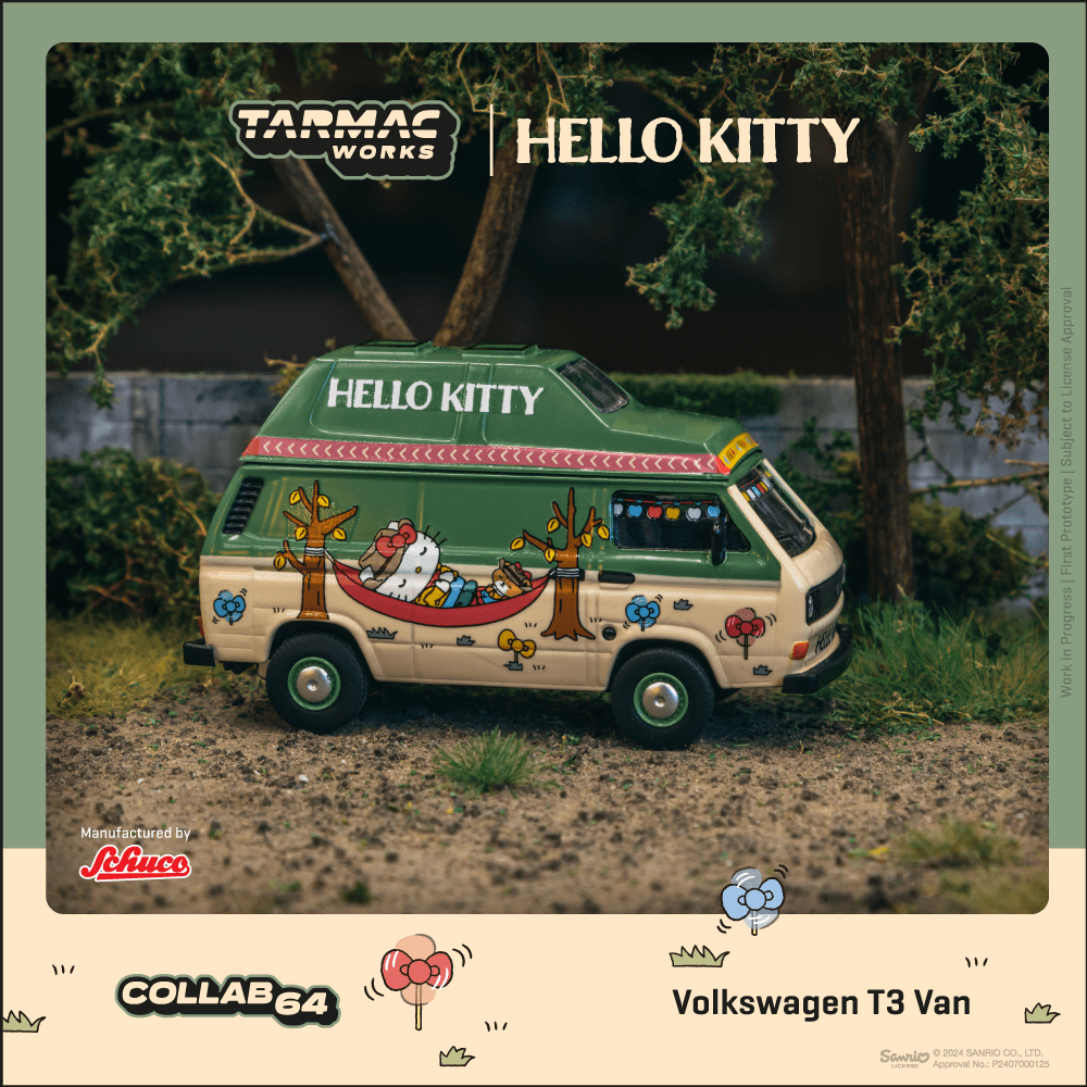 Volkswagen T3 Van Hello Kitty Camping