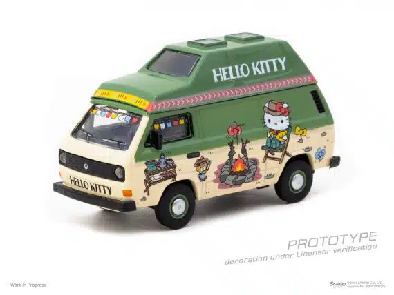 Volkswagen T3 Van Hello Kitty Camping