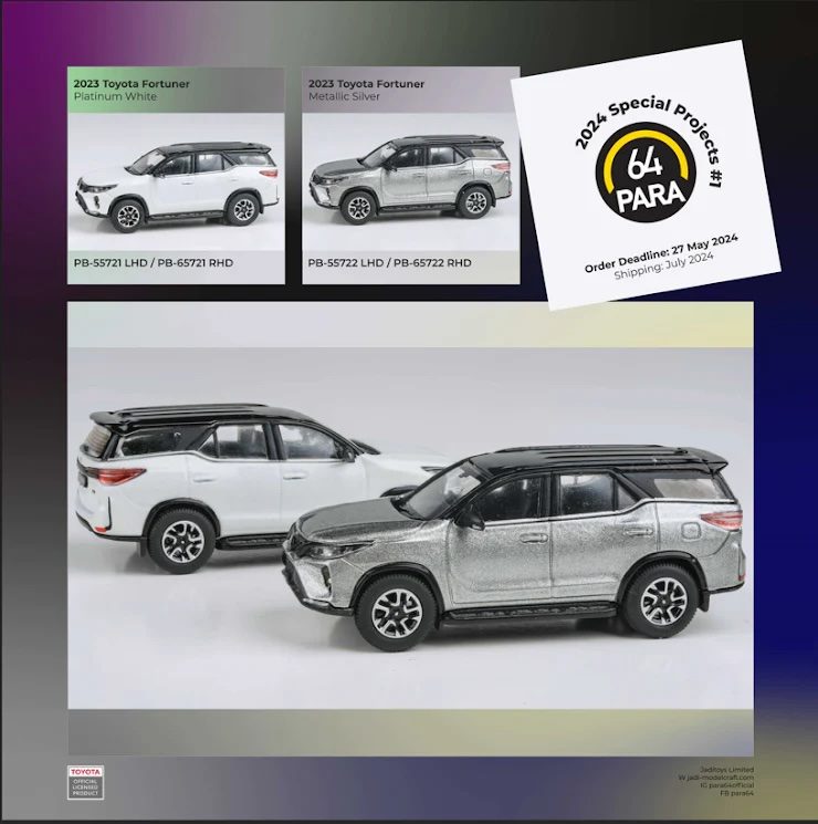 BMC Toyota Fortuner platinum White PB-65721