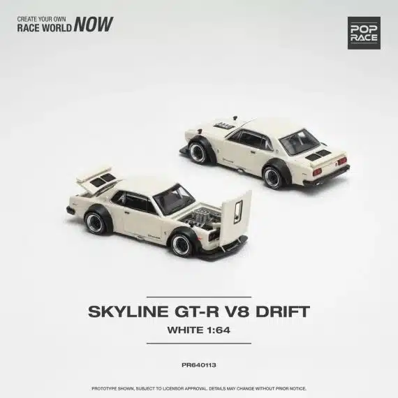 POP RACE 1:64 Skyline GT-R V8 (Hakosuka) PR640113