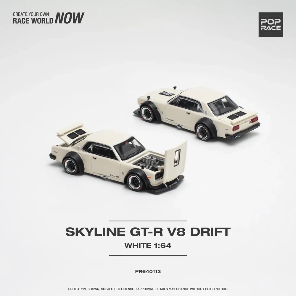 POP RACE 1:64 Skyline GT-R V8 (Hakosuka) PR640113