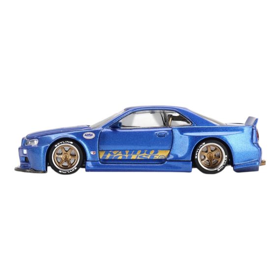 MINI GT No.158 Kaido House Nissan Skyline GT-R (R34) Kaido Works (V2 Aero) SHINJUKU V2 KHMG158