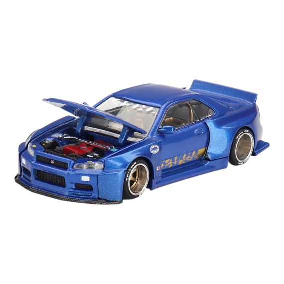 MINI GT No.158 Kaido House Nissan Skyline GT-R (R34) Kaido Works (V2 Aero) SHINJUKU V2 KHMG158