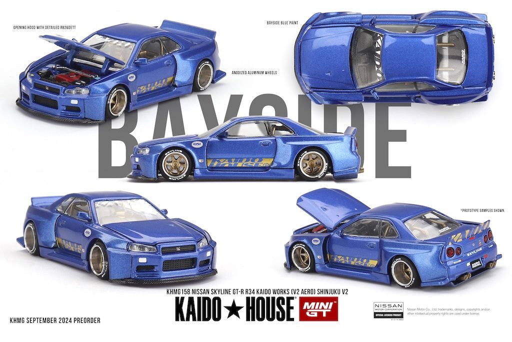 Kaido House Nissan Skyline GT-R (R34) Kaido Works (V2 Aero) SHINJUKU V2