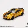 MINI GT No.847 LB-WORKS FORD MUSTANG LB Gold MGT00847
