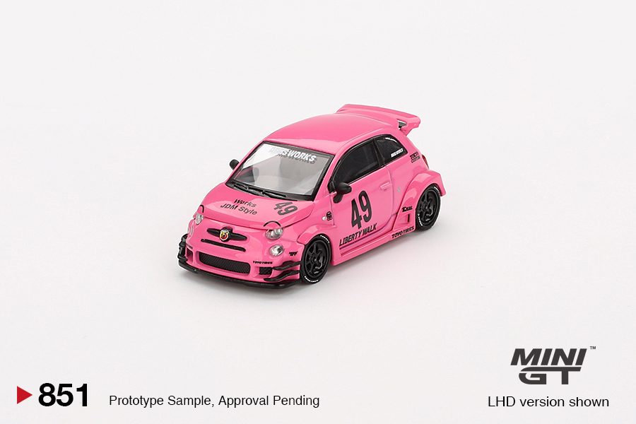 ABARTH 595 LB-WORKS x Abas Works Pink MGT00851