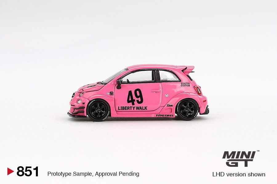 ABARTH 595 LB-WORKS x Abas Works Pink MGT00851