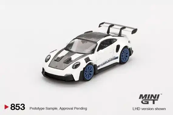 Porsche 911 (992) GT3 RS Weissach Package White with Indigo Blue MGT00853