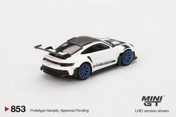 Porsche 911 (992) GT3 RS Weissach Package White with Indigo Blue MGT00853