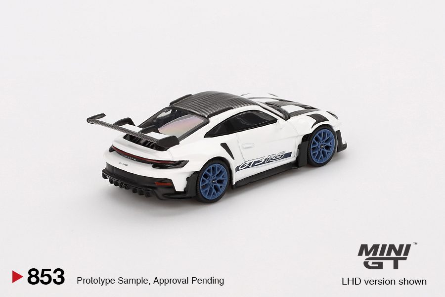 Porsche 911 (992) GT3 RS Weissach Package White with Indigo Blue MGT00853