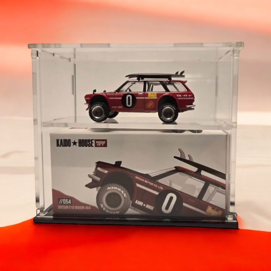 TOWNHOB Acrylic Box Display 1/64 Scale Die-cast Model Car 101
