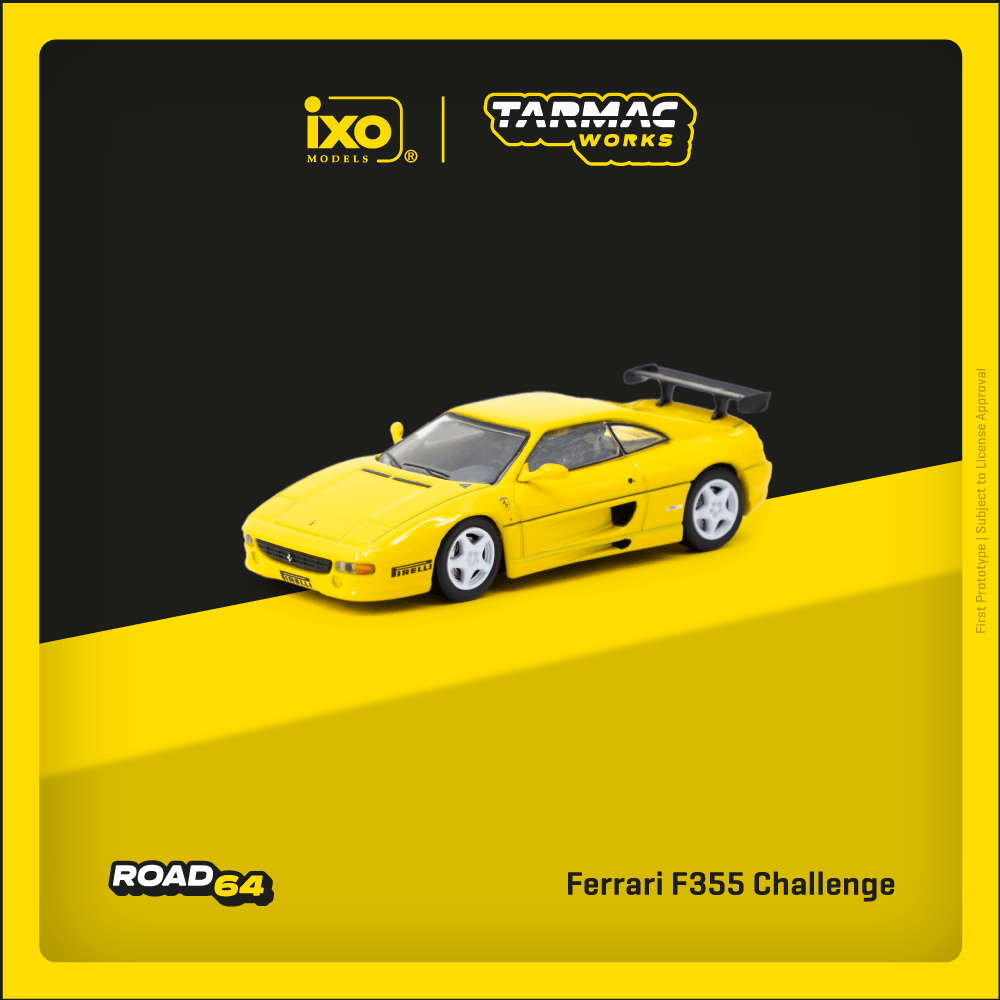 ROAD64 Ferrari F355 Challenge Yellow T64R-083-YL