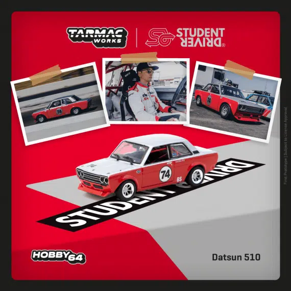 HOBBY64 Datsun 510 Trans-Am B-Sedan 2.5 Challenge 2023 Daniel Wu