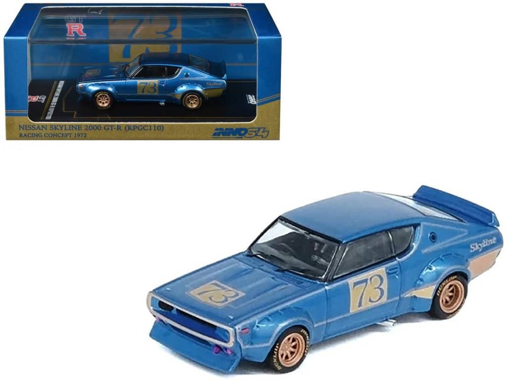 Nissan Skyline 2000 GT-R (KPGC110) Racing Concept 1972 IN64-KPGC110RC-BLU