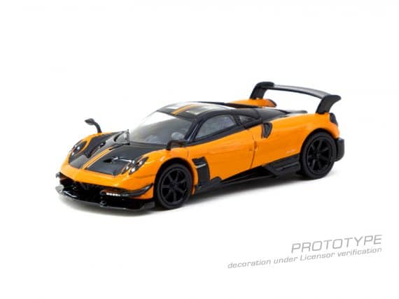 Tarmac Works 1:64 GLOBAL64 Pagani Huayra BC Arancio Saint Tropez