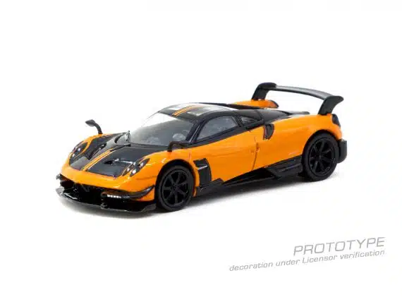Tarmac Works 1:64 GLOBAL64 Pagani Huayra BC Arancio Saint Tropez