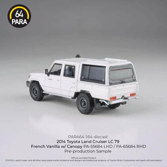 Toyota Land Cruiser 79 French Vanilla w/canopy PA-65684