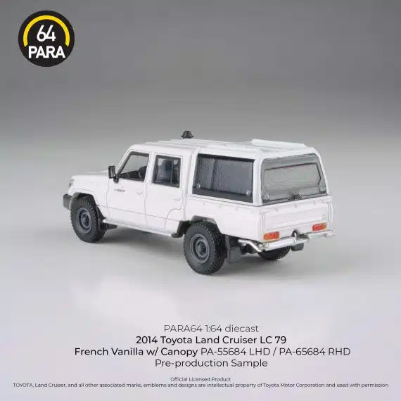 Toyota Land Cruiser 79 French Vanilla w/canopy PA-65684